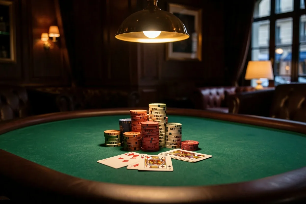 Table de jeu privée au salon Malenoria 34 Rue Paradis